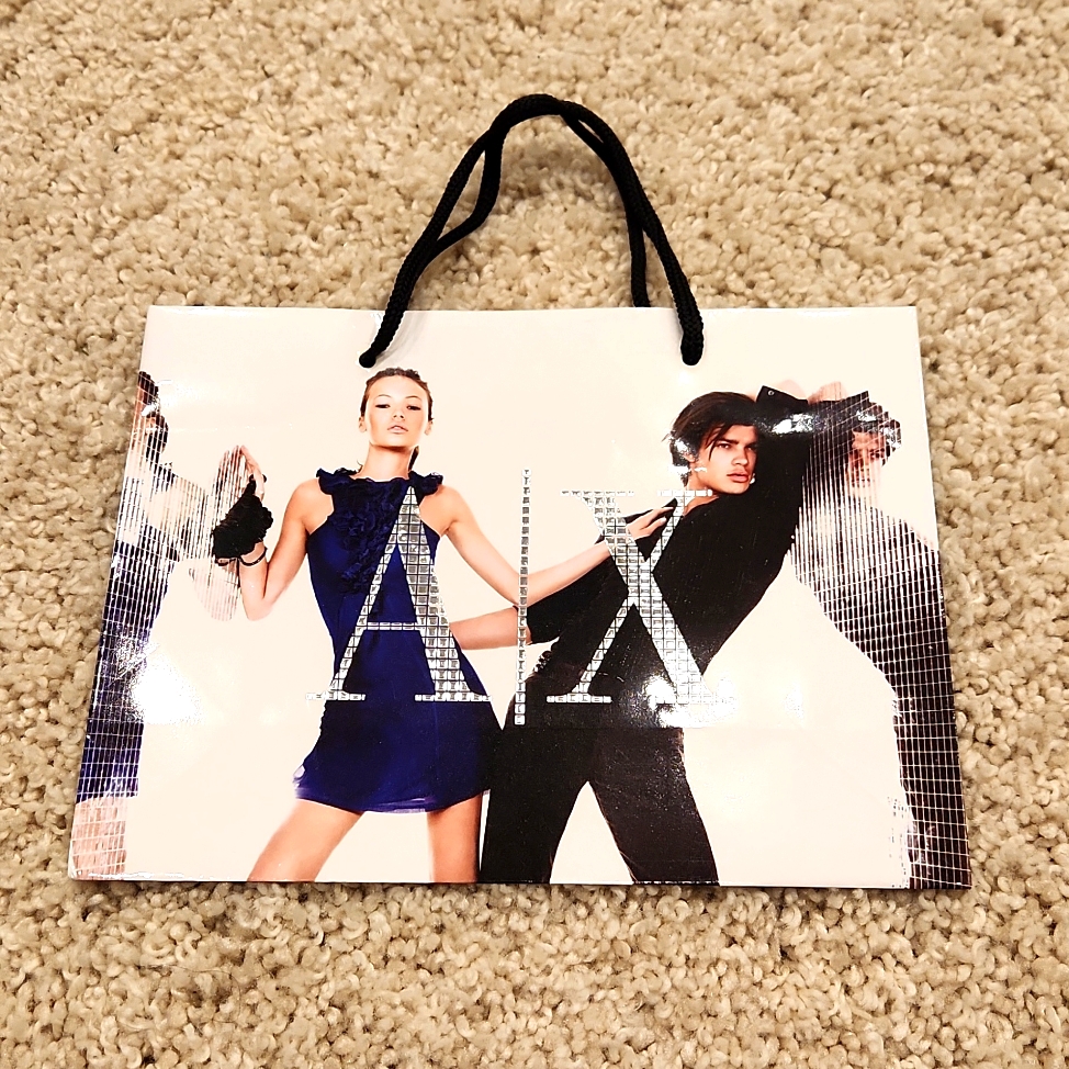 AX Armani Exchange Paper Shopping Bag